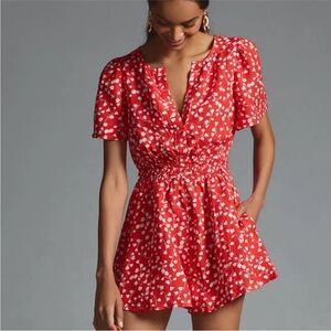 Anthropologie Somerset Romper‎ Linen Edition XS